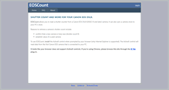 Desktop Screenshot of eoscount.com